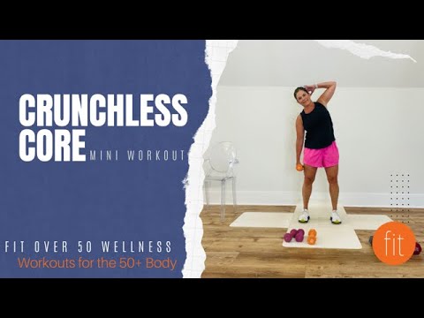 Quick Crunch-less Core Workout / FIT Over 50 - YouTube