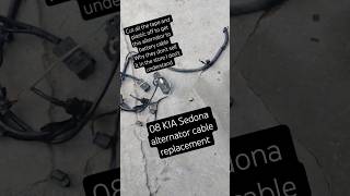 08 KIA Sedona Wire Harness Repair