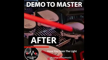 From Home Studio Demo To Master Music Production Have You Seen The Light Part 1 #short