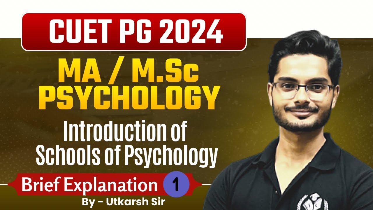 CUET MA/MSc Psychology Introduction of School of Psychology CUET PG