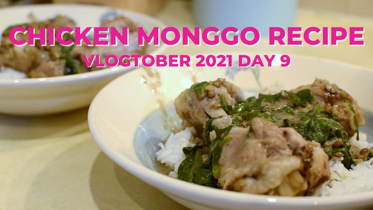 FILIPINO Chicken, Lentils and Spinach Recipe (MONGGO) Over 50 VLOG UK