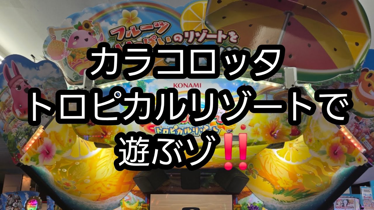 【カラコロッタ】カラコロッタトロピカルリゾートで遊ぶゾ‼️