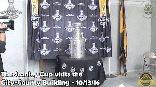 The Stanley Cup visits the City-County Building - 10/13/16