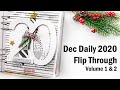 December Daily 2020 | Finished Album Flip Through