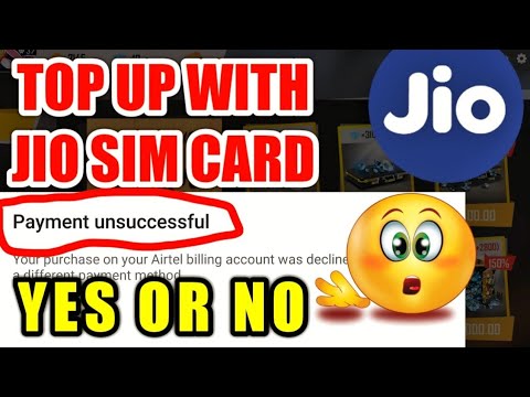 How To Purchase Diamonds Using Jio 4g Sim Card In Free Fire Free Fire Game Top Up Youtube