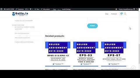 IGNOU EPS –06 solved assignment 2019-20