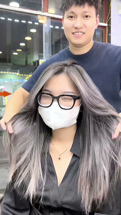 Balayage silve moon #hanoi #babygirl #hair #haircut #hairstyle #highlighted
