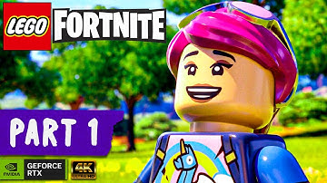 LEGO Fortnite Gameplay Walkthrough Part 1 - Building Victory Brick by Brick! - 4k 60FPS - Commentary