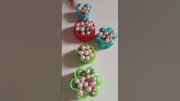 Pearls Reverse good quality sheep|colourful beads reverse cookie cutter flower set|moti Reverse set
