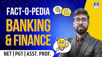 Banking & Financial Institutions | Fact-O-Pedia MCQs | NET/PGT/Asst. Prof. Commerce