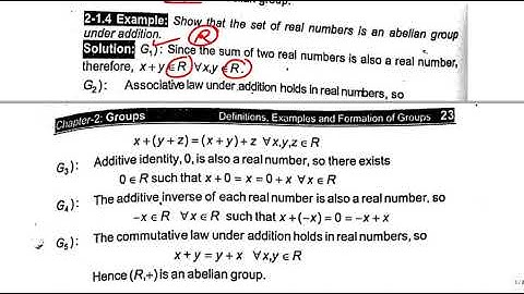 Show that the set of real numbers is an abelian group under addition | Group Theory | Farhan Younas