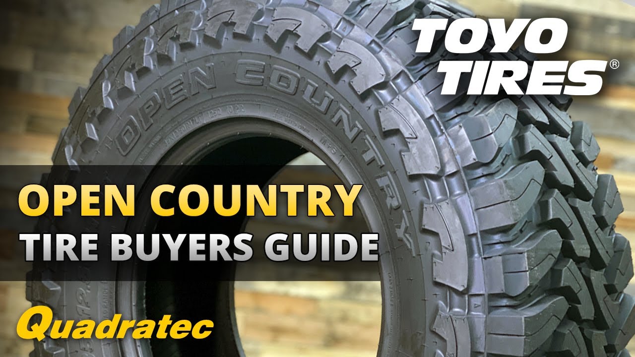 Toyo Tires Open Country Buyers Guide for Jeep Wrangler, Gladiator and Other  Jeep Vehicles - YouTube