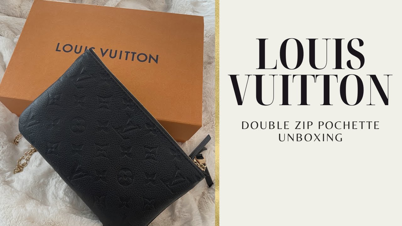 Louis Vuitton Double Zip Pochette REVIEW- What fits inside + Mod Shots 