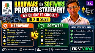 Hardware or Software Which SIH 2026 Problem Statement Should You Choose 🤔