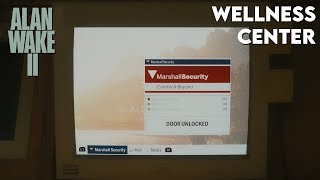 Wellness Center Security Password - Alan Wake II