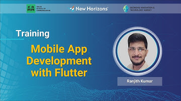 Mobile App Development with Flutter with Ranjith Kumar
