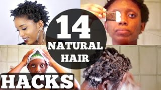 14 Natural Hair Hacks Every One Should Know