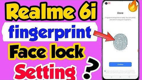 Realme 6i me Fingerprint & Face lock kaise lagaye | How to set fingerprint & face lock in Realme 6i