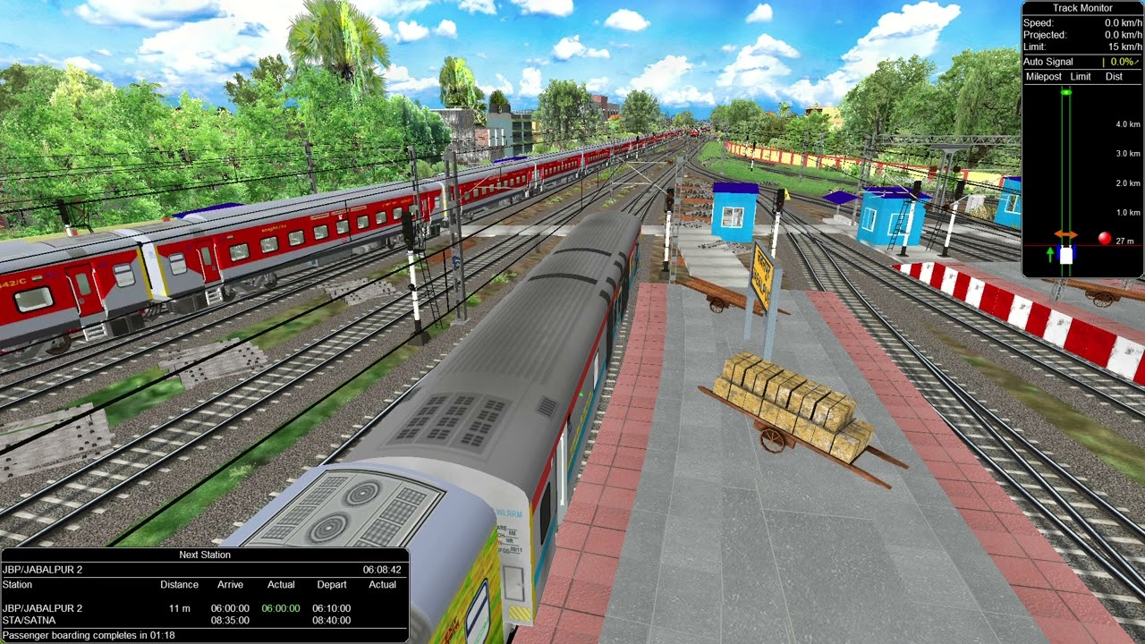 🚄 WAG-7 Milk Tanker Freight Train | MSTS Indian Railways | Heavy Haul Simulation