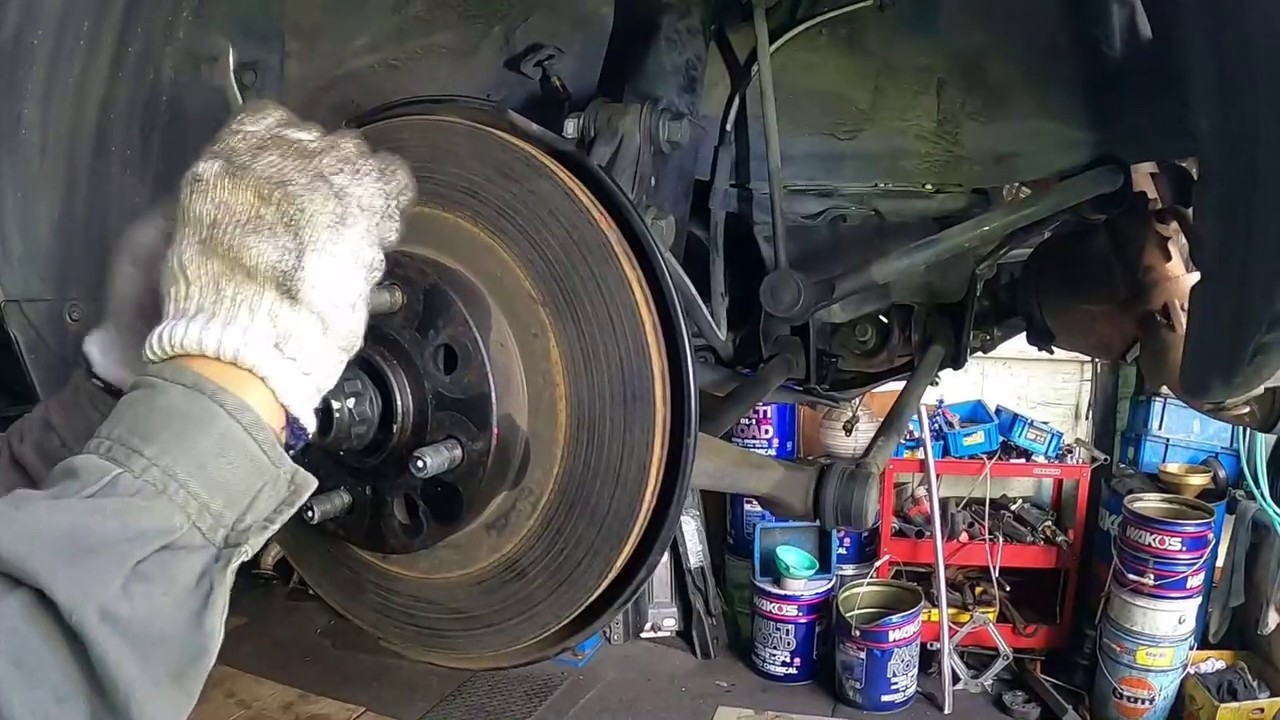 ZZW30 MR-S Rear brake caliper rotor removal!! MR-S MRS ZZW30 How