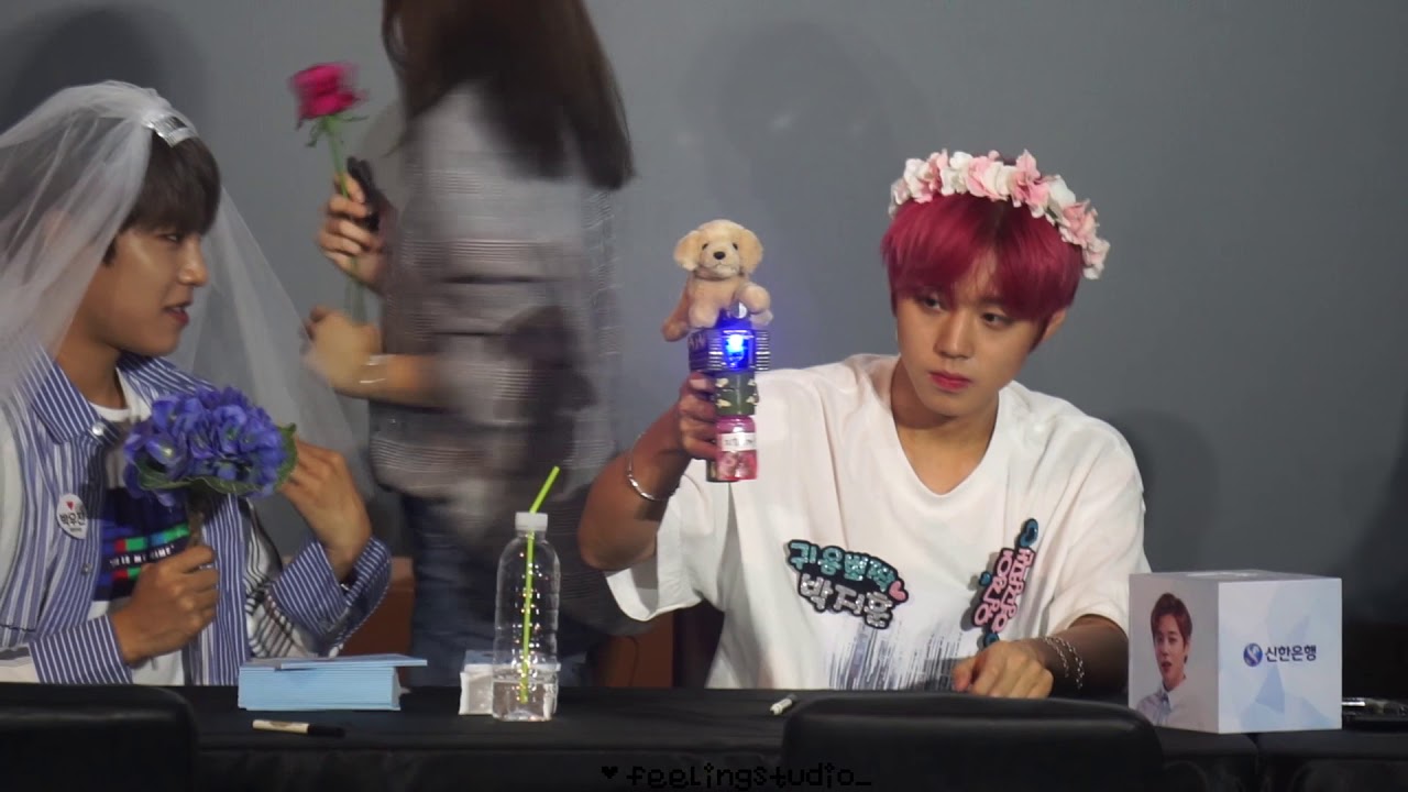 180731 박지훈 신한 팬싸 Park Jihoon Shinhan Fansign