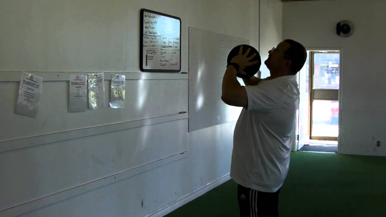 med ball wall toss YouTube