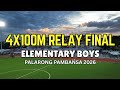 4x100M Relay Boys Elementary Final | Palarong Pambansa 2026 Agusan Del Sur