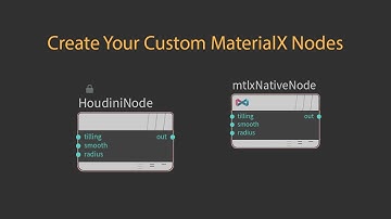 Make your Own MaterialX shaders native in Houdini