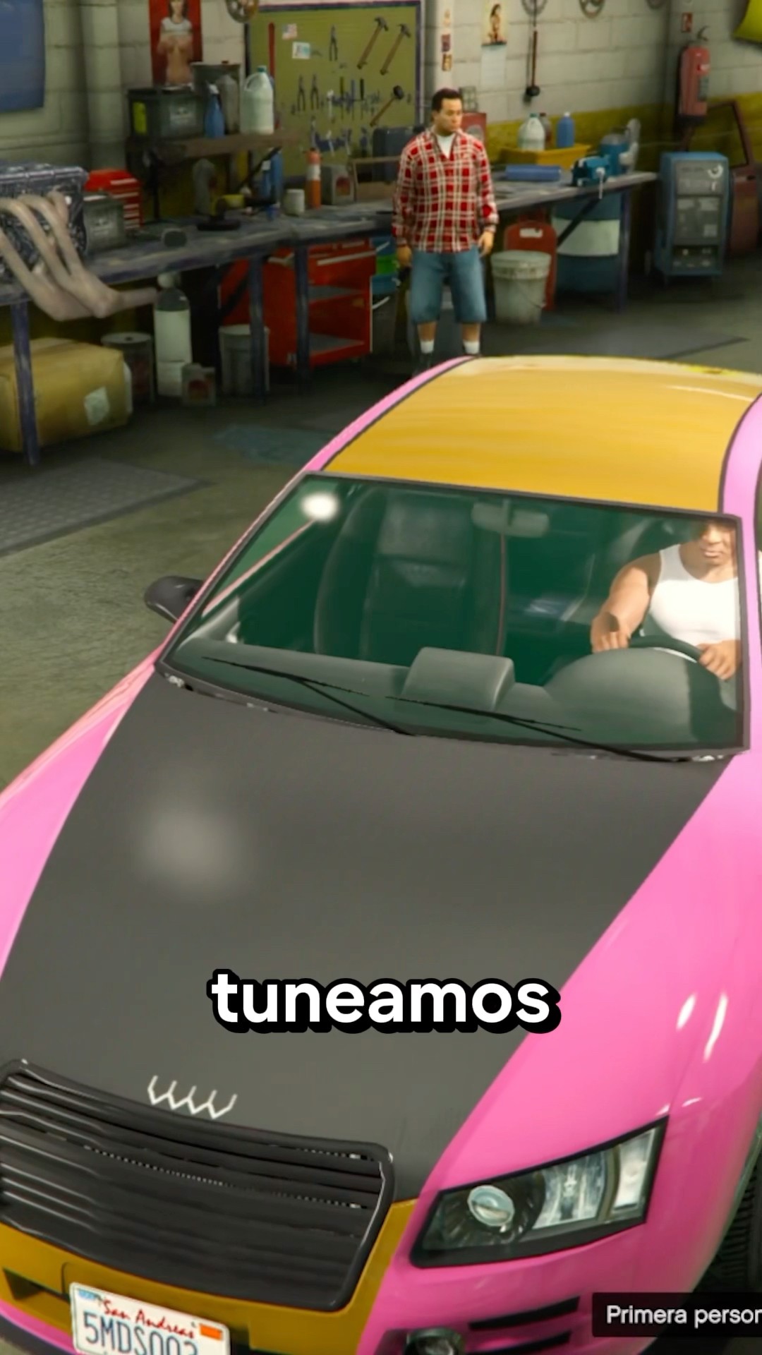 ¿ Qué pasa si Franklin Tunea el coche de Michael en GTA 5 ? #shorts #gta