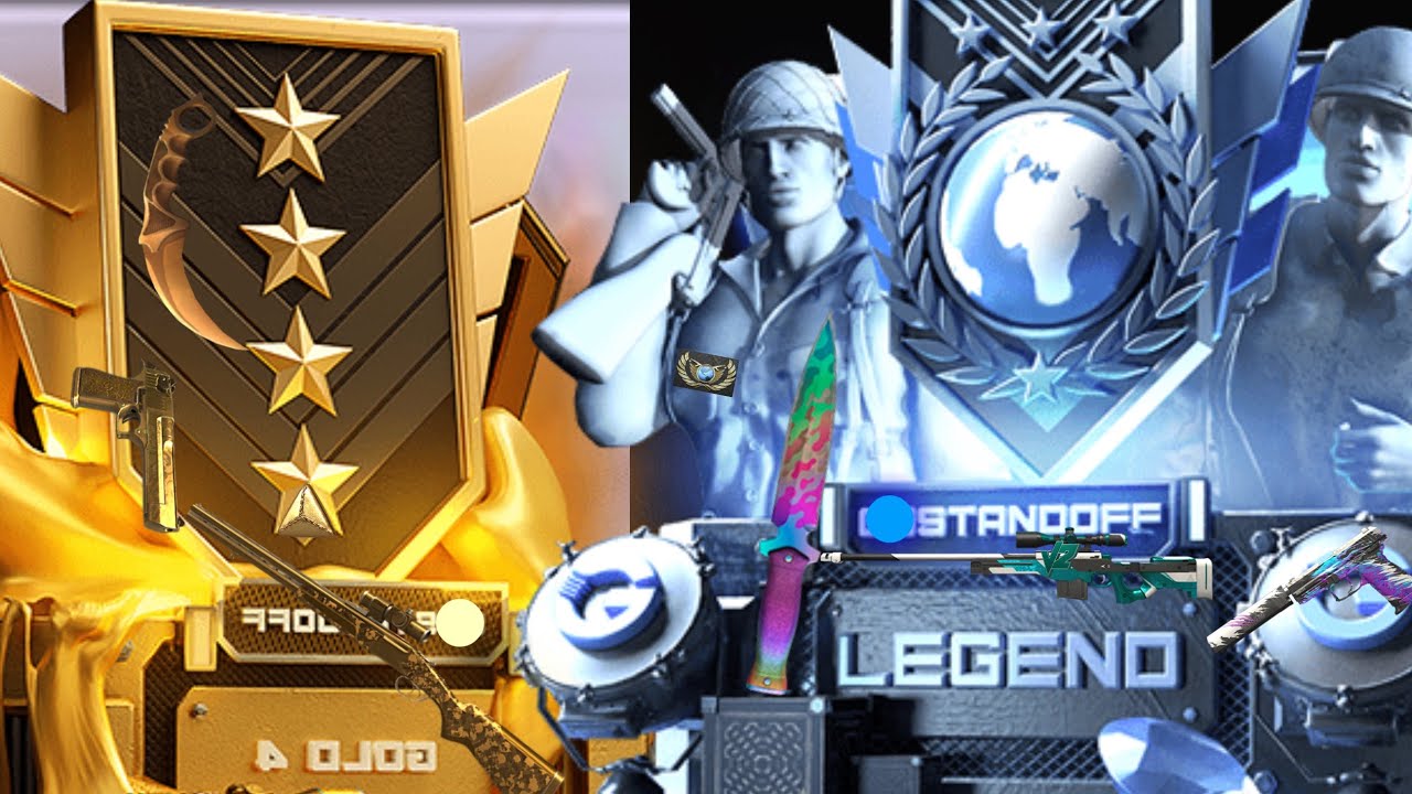 Глобал КС2 против Голд новы Standoff 2 