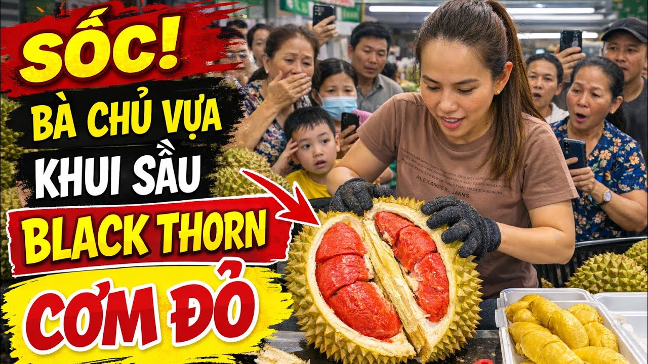 Весь сад затаил дыхание, когда хозяин открыл манго сорта «Черный шип» с красной мякотью, и развяз...