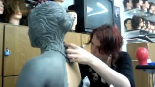 Weeping Angel fan makeup