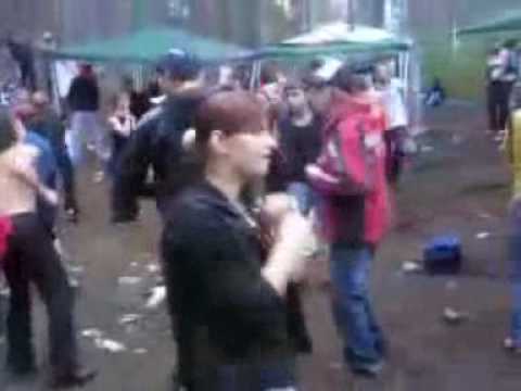 Ruska dyskoteka w lesie/russian party in forest (r...