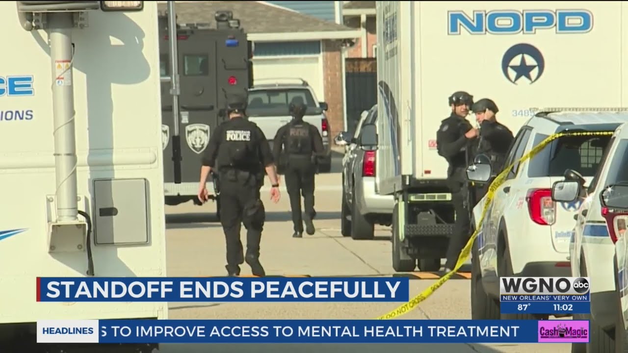 Man arrested, no injuries after New Orleans East SWAT roll - YouTube