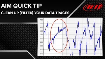 AiM Race Studio Analysis - Quick Tip - Cleaning Up Data Traces