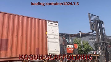 2025.2.19 LOADING CONTAINER-STEEL PROP Hunan Kosun Scaffold