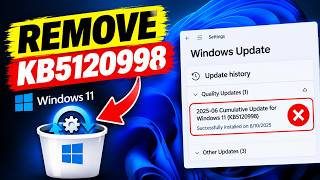 How to Uninstall KB5120998 Update on Windows 11 | Remove Update 2026