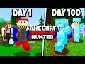I Spent 100 Days being hunted in Minecraft and Here's What Happened