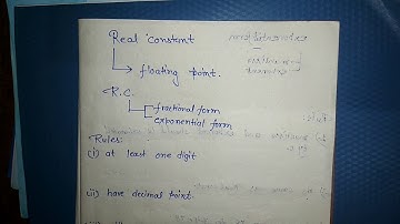 Real constant in c