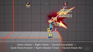 LeBron - Side Attack & Buckets Extra [MultiVersus Combo]