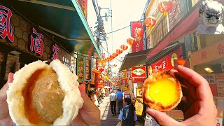 THE BEST Japan's Street Food Tour | 1 day in Yokohama China Town, Japan