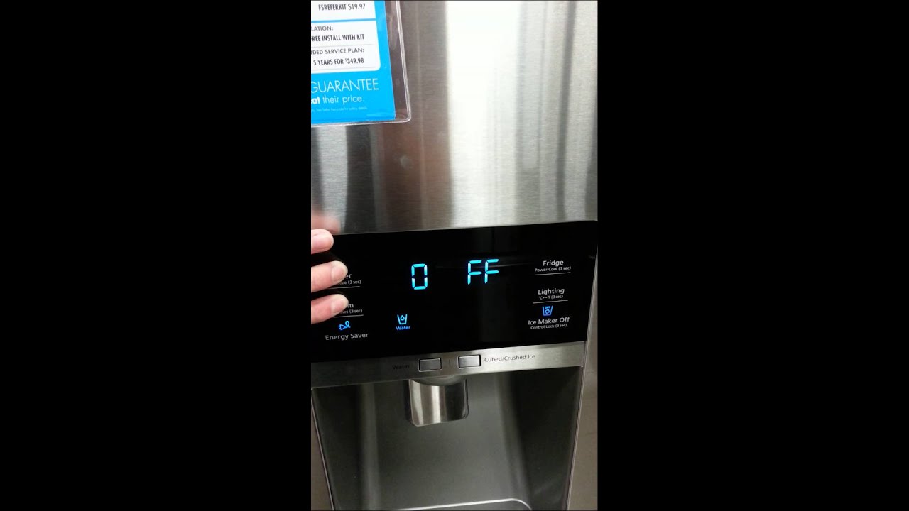 Getting Samsung Fridge Out Of Demo Mode Youtube