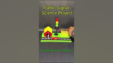 Traffic Signal science project working model #shortsfeed #shorts #shortsfeed #youtubeshorts #diy