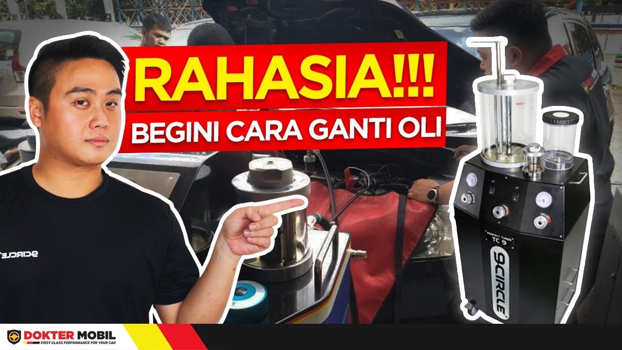Video metode Cuci Darah untuk ganti oli mesin mobil di Dokter Mobil