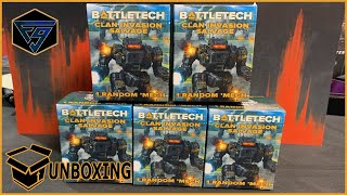 Unboxing 5 Battletech Clan Invasion Salvage Boxes