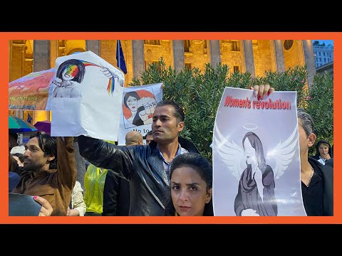 ირანში პროტესტის მხარდასაჭერად თბილისში აქცია გაიმართა