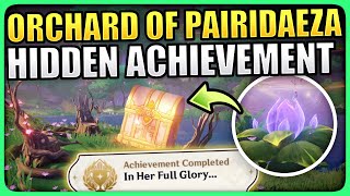 Luxurious Chest Puzzle Hidden Achievement at Orchard of Pairidaeza In Her Full Glory Genshin Impact