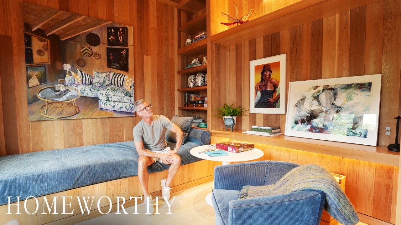 Inside a Cozy Cedar Beach House in Fire Island Pines | House Tour