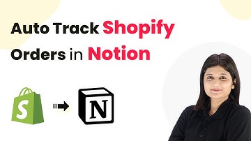 New Shopify Orders to Notion — Track Everything Automatically