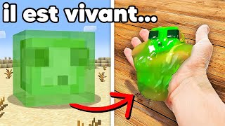 J’ai adopé un SLIME Minecraft dans la Vraie Vie